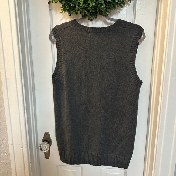 Campure Dark Gray Women's Sweater Vest-Size XL - Picture 6 of 6